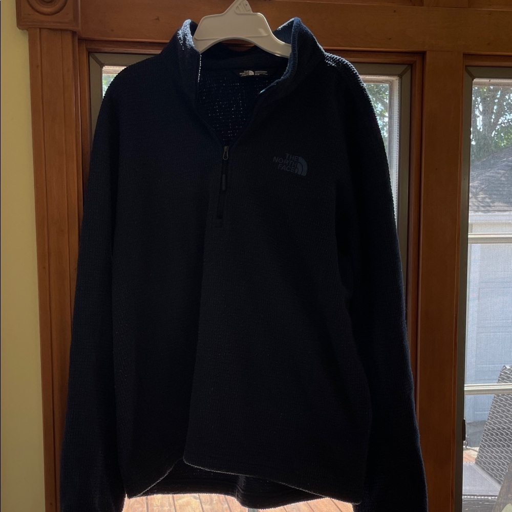 The North Face Men's Navy Zip-Up Sweater